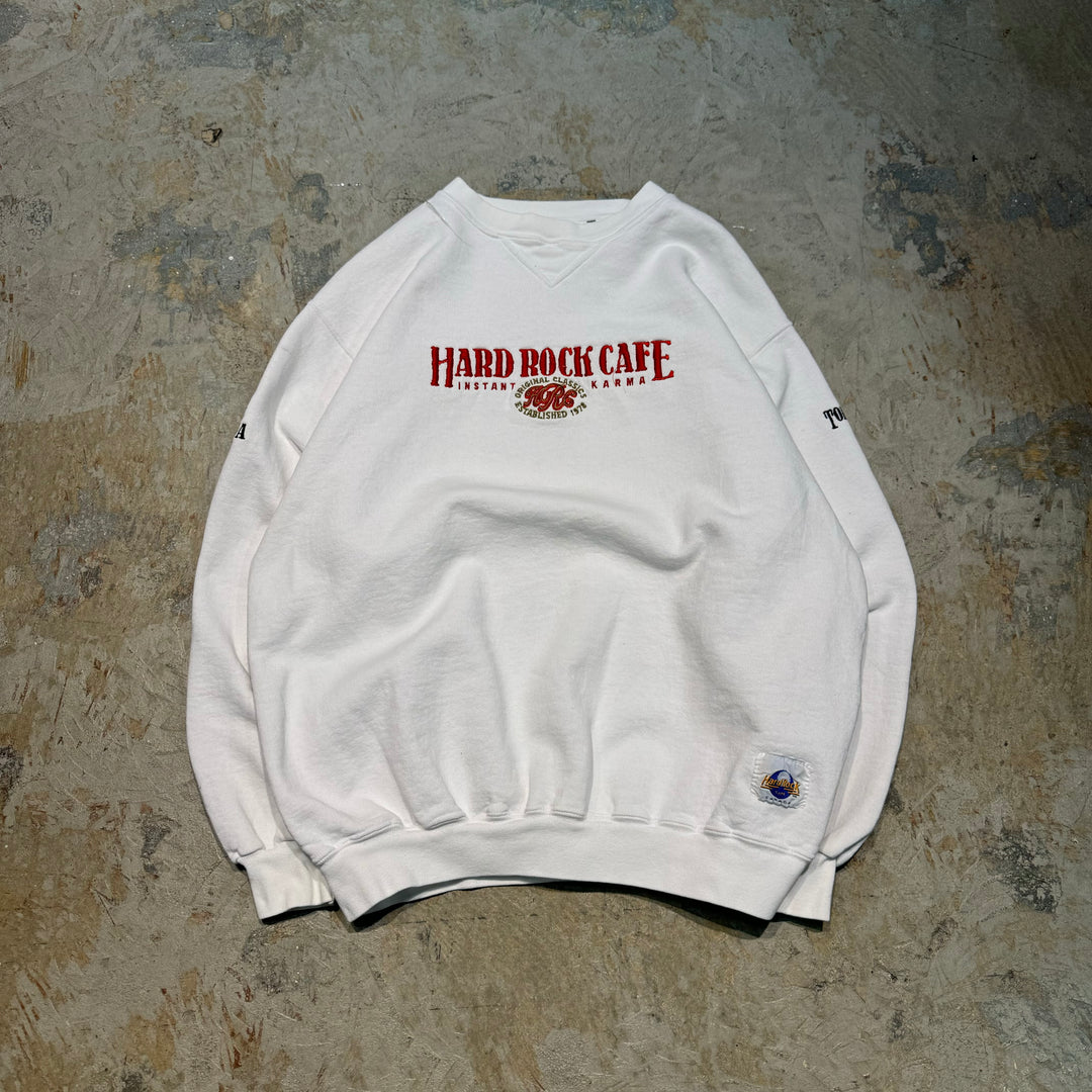 Used clothing 90's Hard Rock Cafe/Crew neck sweatshirt/Size L