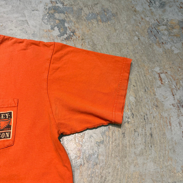 古着 USA製 Harley-Davidson/ハーレーダビッドソン/ プリントTシャツ / Orlando/ FLORIDA ,USA/ サイズXL