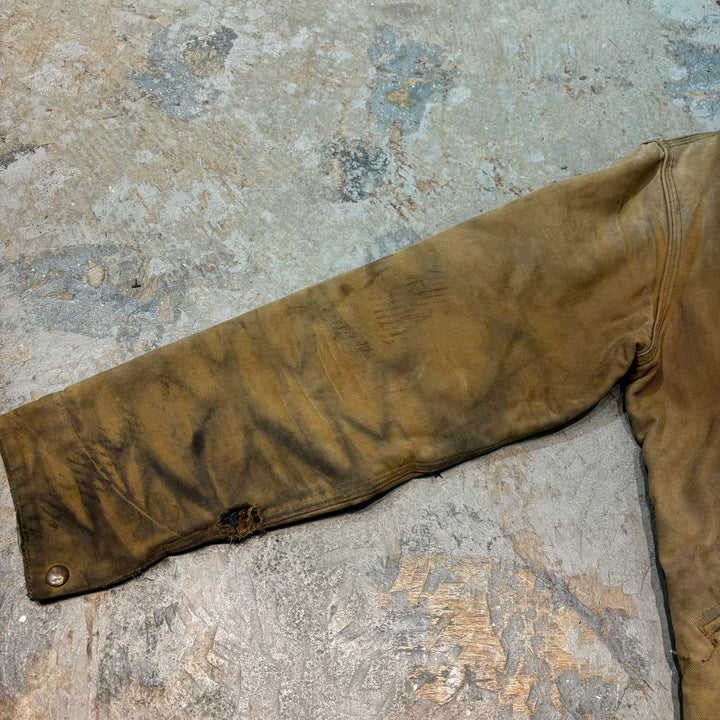 Used clothing 80's to 90's carhartt/ Carhartt/ Detroit jacket/ Duck fabric/ Lining blanket/ Check/ Equivalent to size M~L