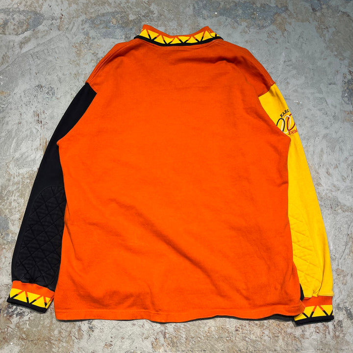 #4086 古着 Unknow/V neck  Sweat/Vネックスウェット/KARLKANI/KKJ23/襟付き/サイズXXL