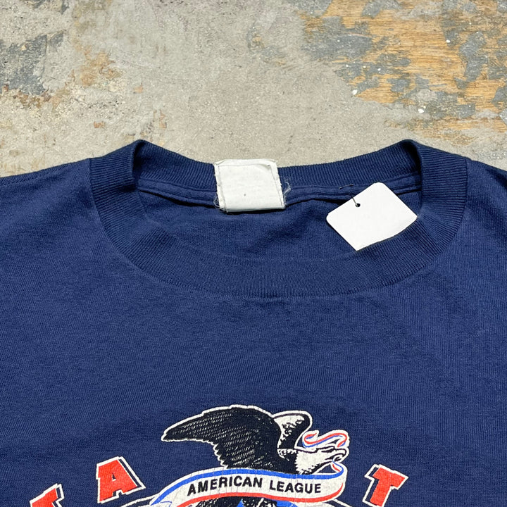 古着 USA製 ミネソタ・ツインズ/MLB/ヴィンテージ シングルステッチ プリントTシャツ / サイズXL