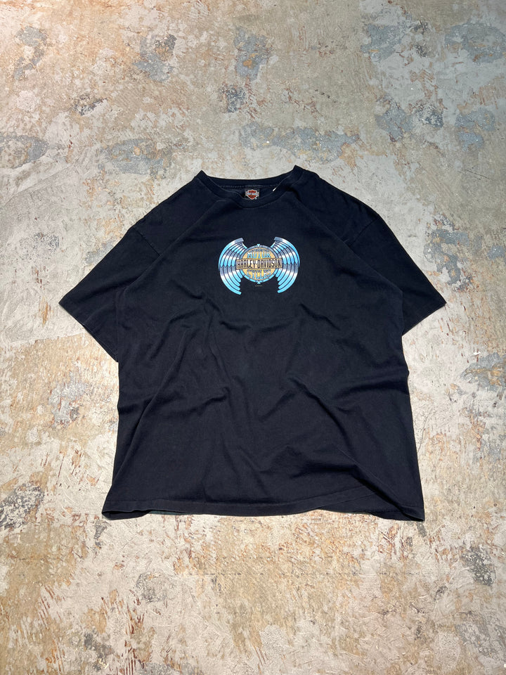 #MA102旧衣服96's USA制造Harley-Davidson/哈雷戴维森/明尼苏达州德卢斯/复古单针T恤/尺寸xxl