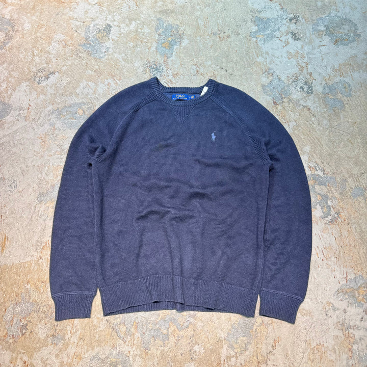 旧衣POLO by Ralph Lauren/ POLO拉尔夫劳伦/圆领针织毛衣/尺寸M
