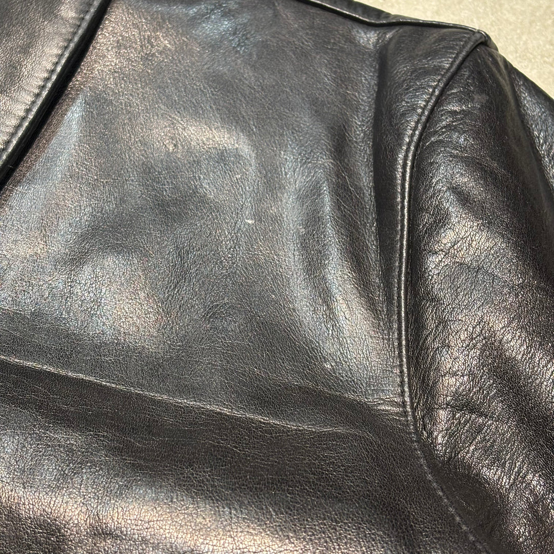 Used clothing 90's BANANA REPUBLIC/ Genuine leather half coat/ Size M