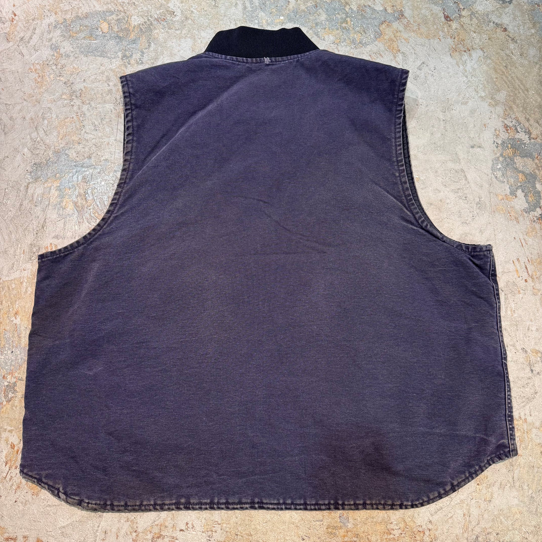 古着 Carhartt/ カーハート/ サンドストーンベスト/ ダック地/ 裏地キルティング/ サイズ2XL