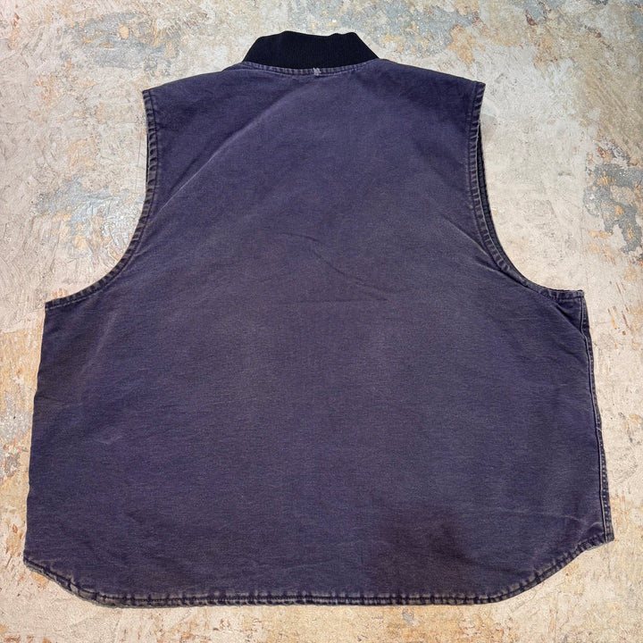 古着 Carhartt/ カーハート/ サンドストーンベスト/ ダック地/ 裏地キルティング/ サイズ2XL