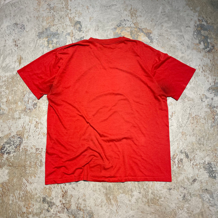 在美國製造的複古服裝〜NBA /費城七十六人 /復古單針打印T卹 /尺寸L