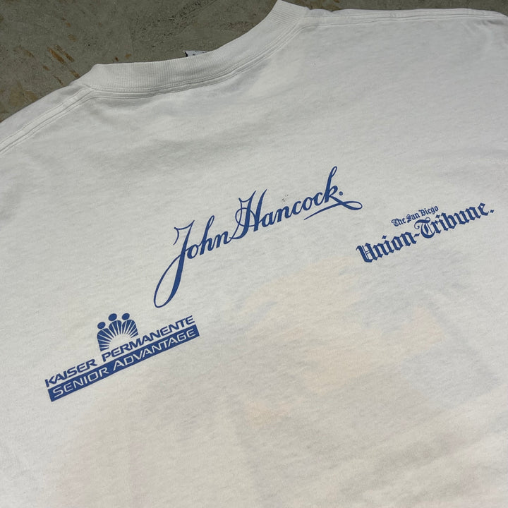 古着 90's USA製 USAVINTAGE / サンディエゴ・シニアオリンピック / 楽しむ・健康維持 / 1997年 / ヴィンテージ シングルステッチ プリントTシャツ / サイズL