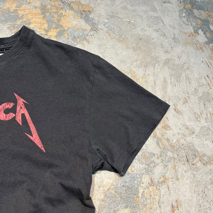 Used clothing METALLICA/Metalica/Rock printed T-shirt/Size L equivalent