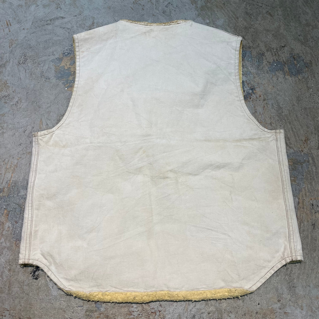 古着 Carhartt/ カーハート/ ダックベスト/ ダック地/ 裏地ボア/ サイズM相当