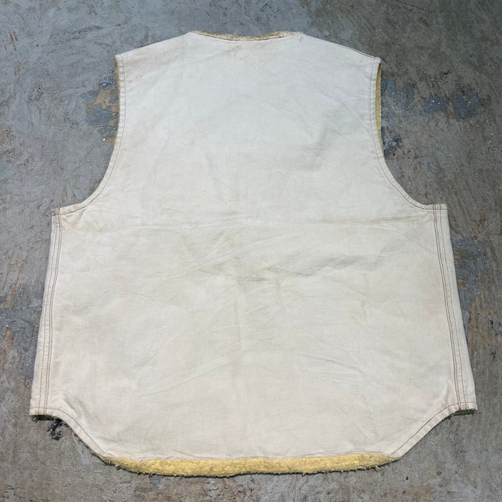 古着 Carhartt/ カーハート/ ダックベスト/ ダック地/ 裏地ボア/ サイズM相当