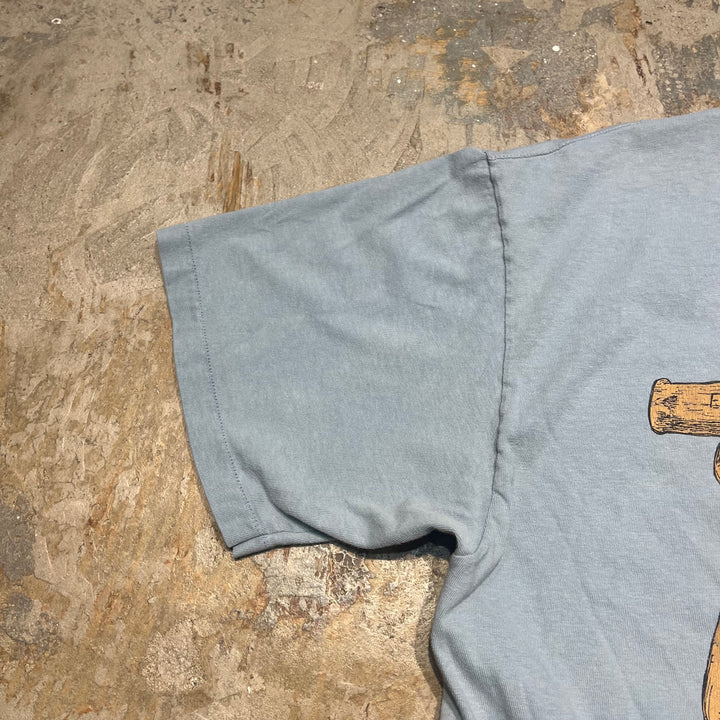 古着 96's アラスカのイディタロッド・トレイル犬ぞりレース/ヴィンテージ シングルステッチプリントTシャツ/サイズL相当