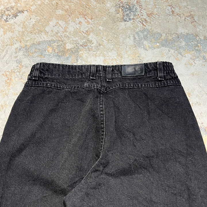 #4183 古着 Lee/リー/Black Denim Pants/ブラックデニムパンツ/サイズ14 MED