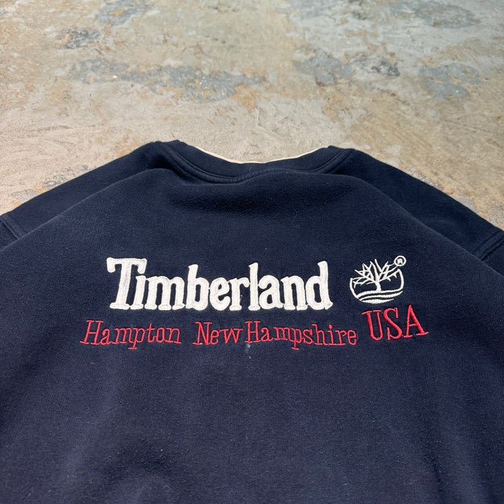 古着 timberland/ティンバーランド/クルーネックスウェット/サイズXL