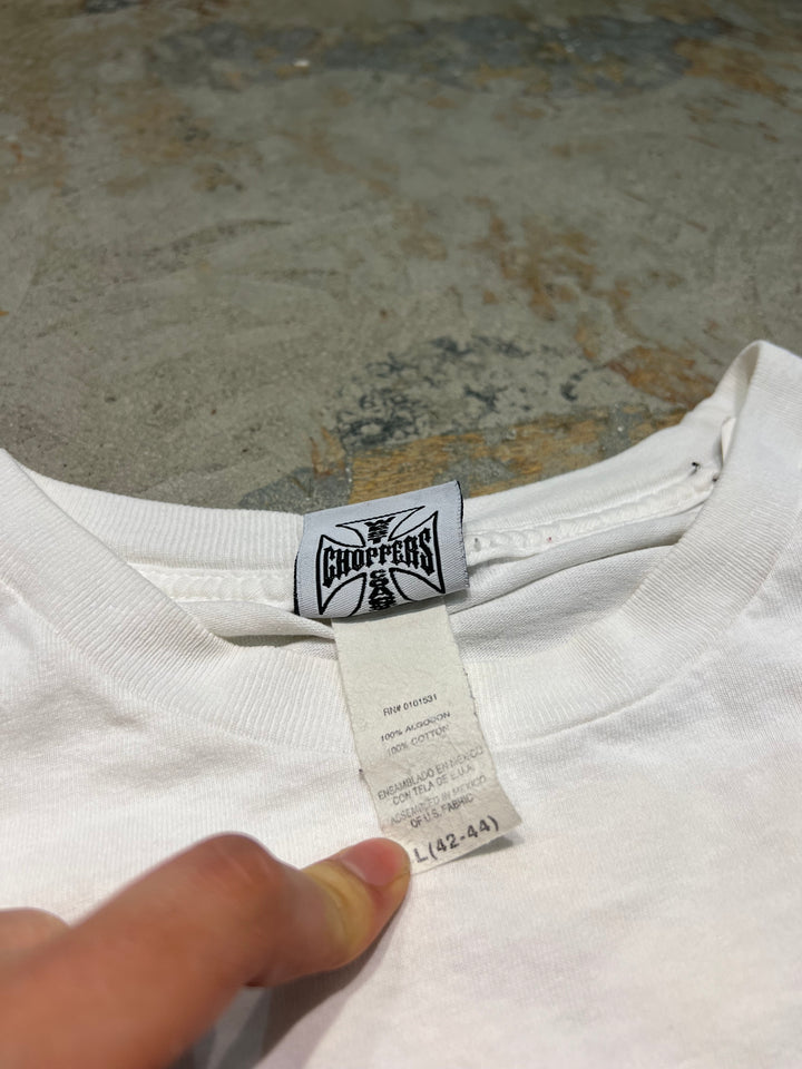 #MA144 古着 ウェスト・コースト・チョッパーズ / LONG BEACH / ロングTシャツ/サイズL