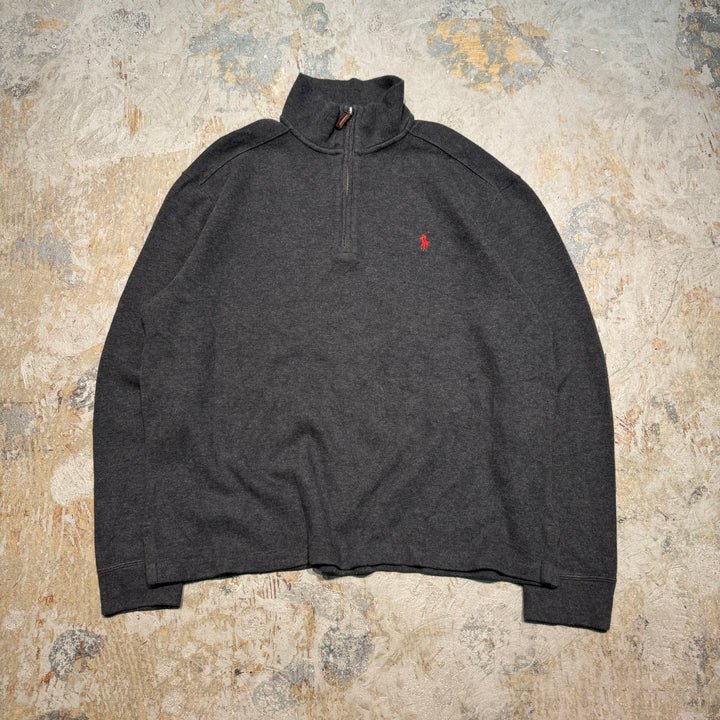 旧衣POLO by Ralph Lauren/ POLO拉尔夫劳伦/半拉链针织毛衣/尺寸L