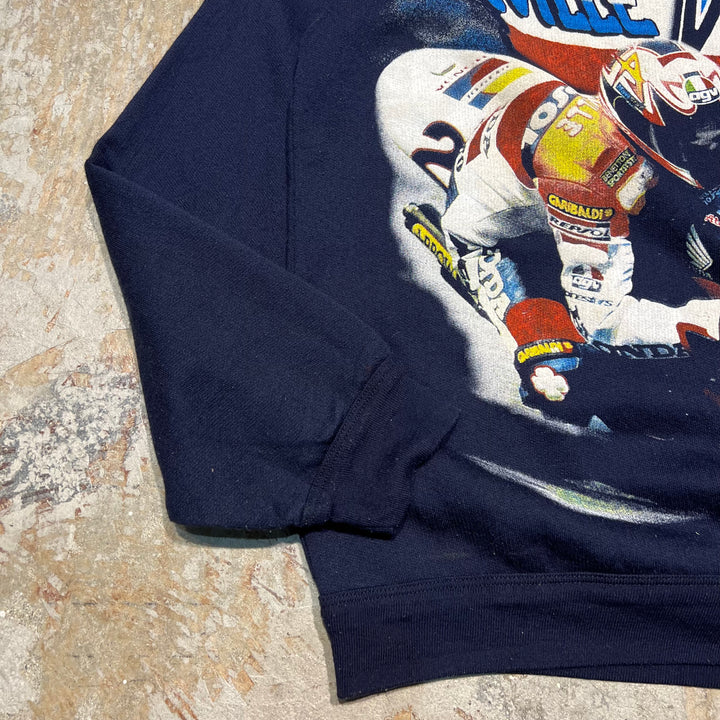 #3974 古着 Unknow/Crew neck sweat/クルーネックスウェット/ALEX2 CRIVILLE/サイズL