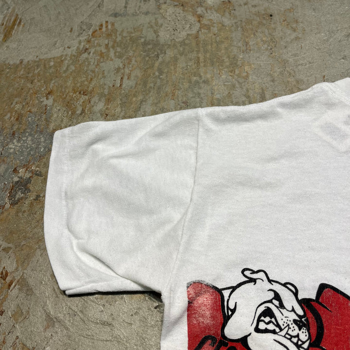 古着 ジョージア・ブルドックス・フットボール/アメフト/ジョージア大学/プリントTシャツ / サイズM-L相当