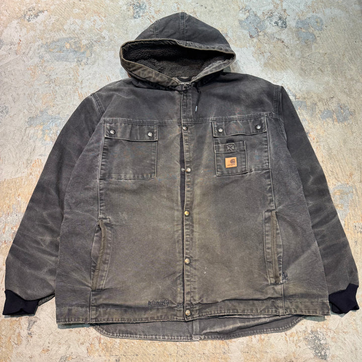 古着 Carhartt/ カーハート/ サンドストーンシェルパジャケット/ ダック地/ 裏地ボア/サイズXL