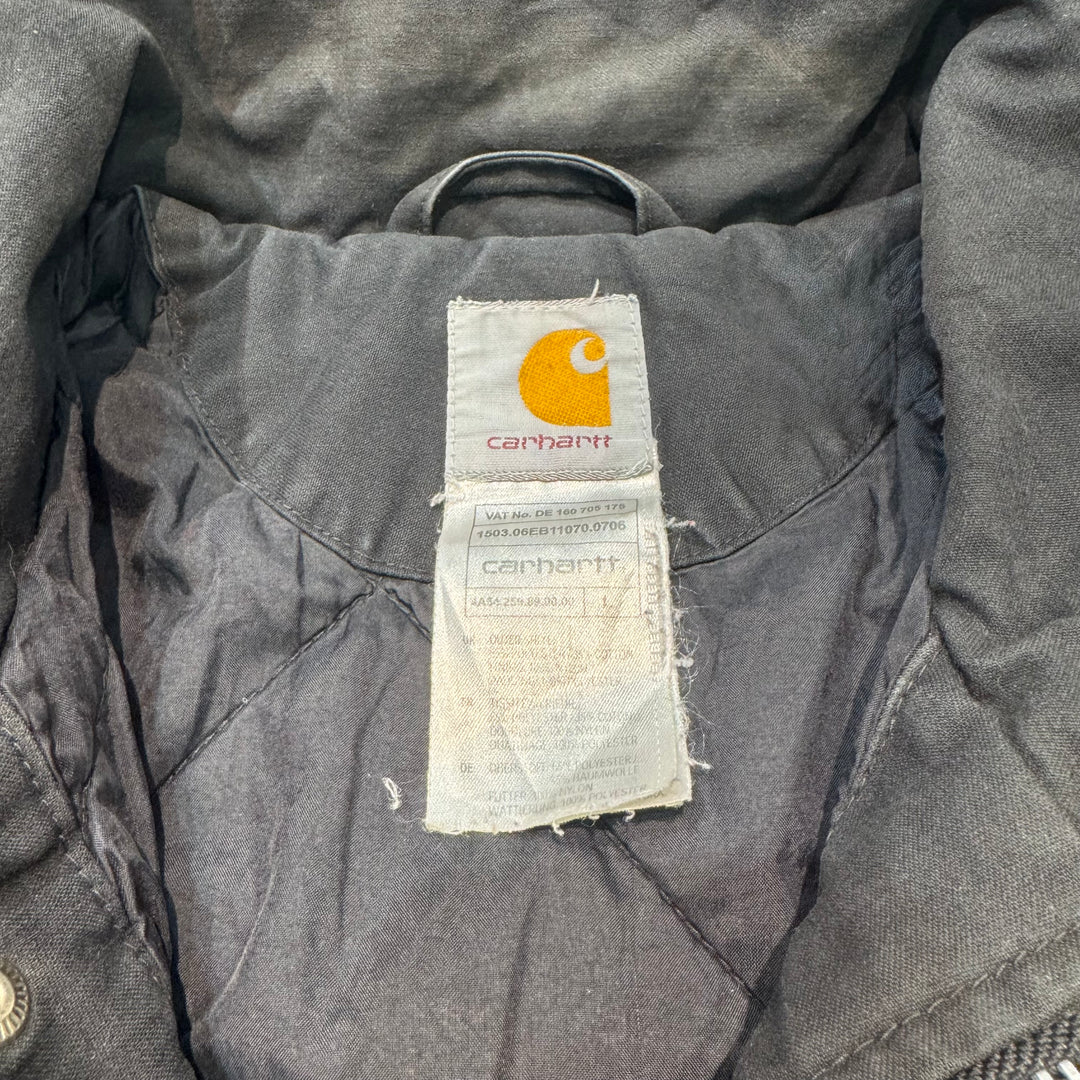 古着 Carhartt/ カーハート/ 中綿ワークジャケット/ ダック地/ 裏地キルティング/ サイズL