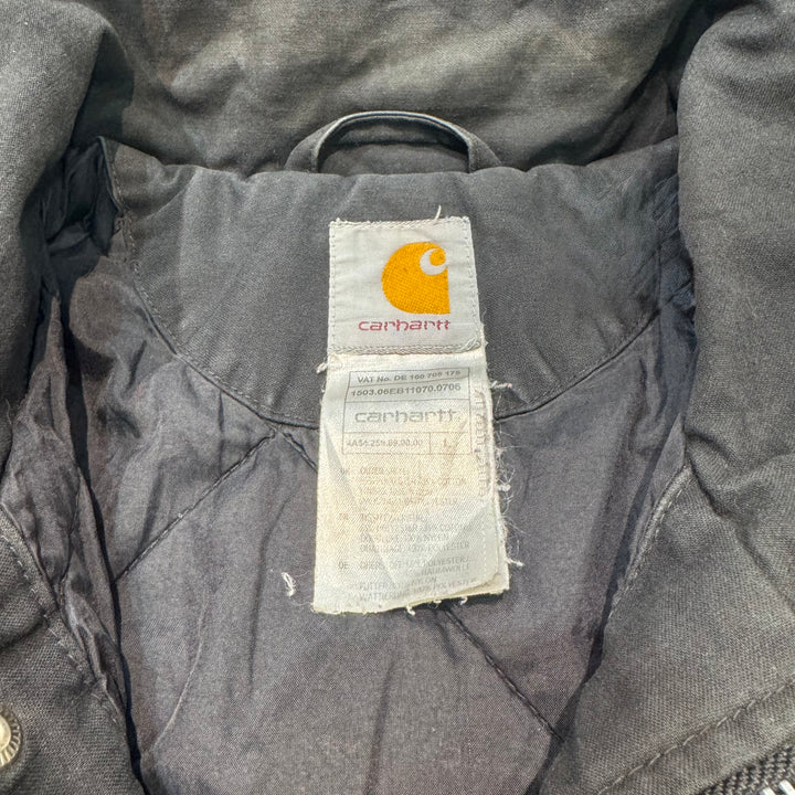 古着 Carhartt/ カーハート/ 中綿ワークジャケット/ ダック地/ 裏地キルティング/ サイズL