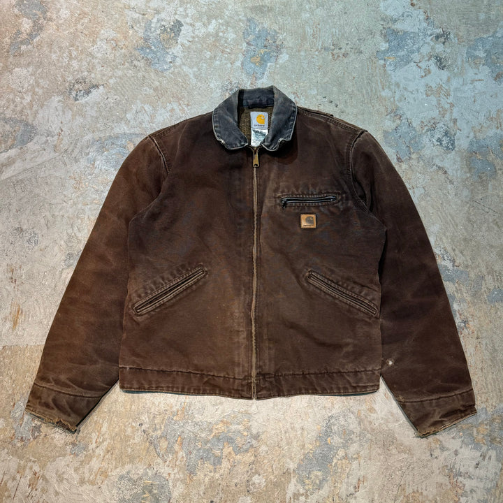 Used clothing 90's carhartt/ Carhartt/ Detroit jacket/ Duck fabric/ Blanket lining/ Checkered pattern/ Size M