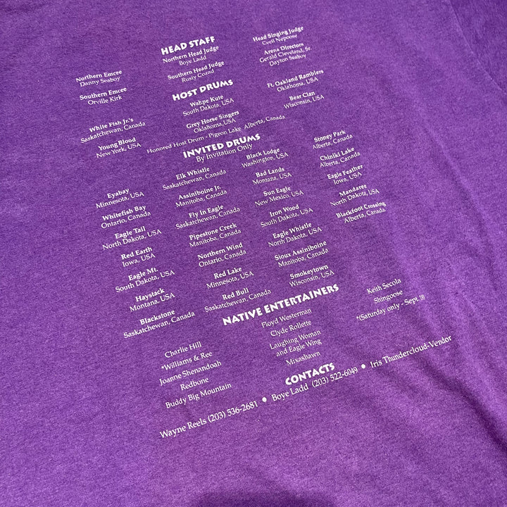 古着 90's USA製 BEST/ベスト / マシャケット・ペコ国家 シェミッツン93 /シングルステッチ プリントTシャツ サイズL