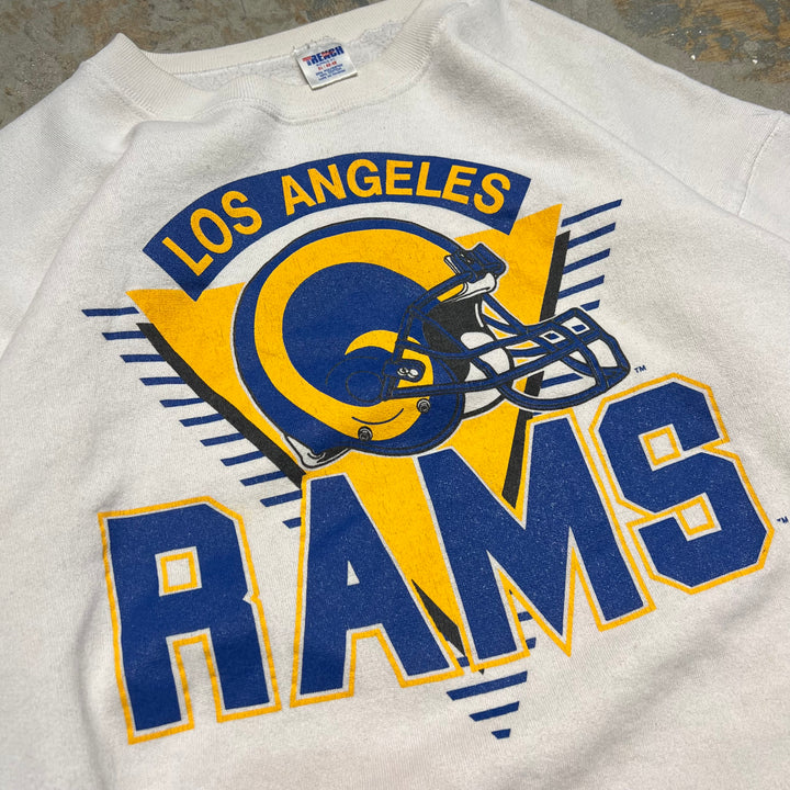 #3964 古着 Unknow/Crew neck sweat/クルーネックスウェットLOS ANGELELES RAMS/ロサンゼルスラムズ/サイズXL