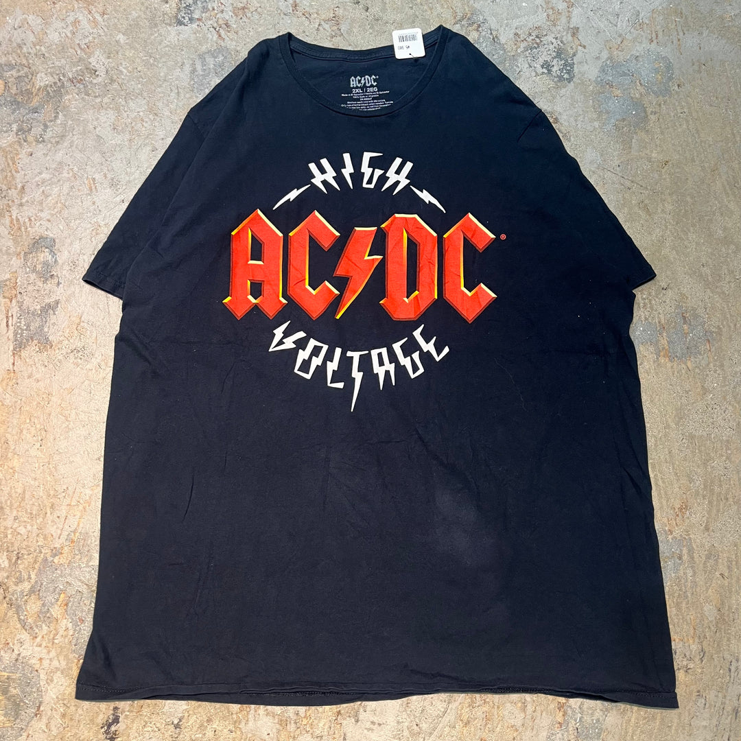 古着 AC/DC/エーシー・ディーシー/バンドプリントTシャツ/ サイズ2XL