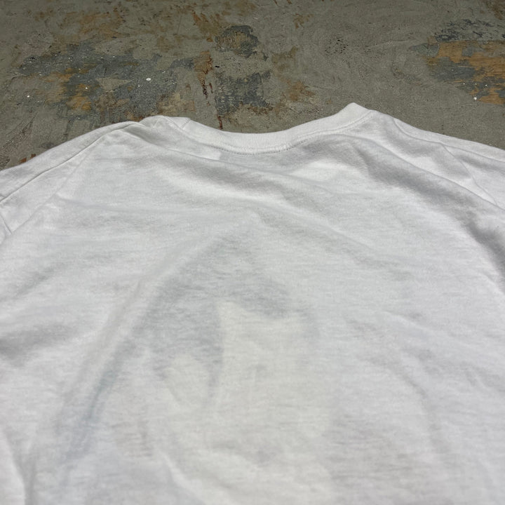 중고 의류 ukiyo-e/katsushika hokusai/일본 패턴/빈티지 싱글 스티치 인쇄 티셔츠/크기 L-XL에 해당합니다.