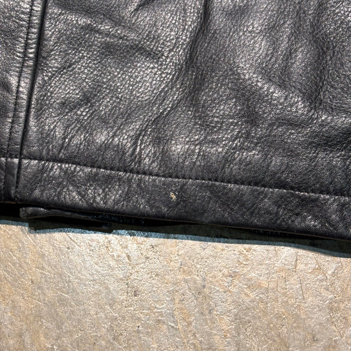 古着 WILSONS LEATHER/ ウィルソンズレザー/ 本革レザーハーフコート/ 牛革/ サイズM