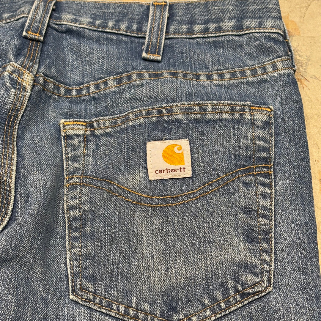 Used clothing Carhartt/ Denim pants/ Actual size 33 x 29