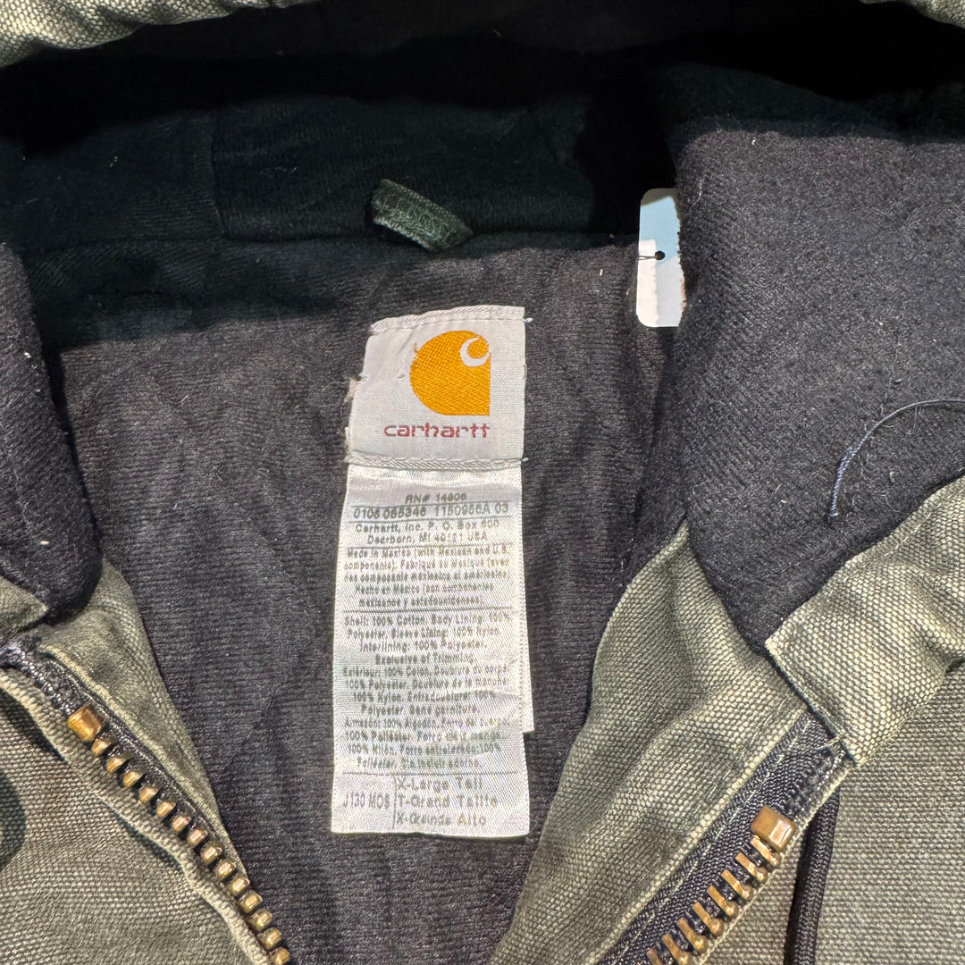 古着 carhartt/ カーハート/ アクティブジャケット/ 裏地キルティング/ サイズXL