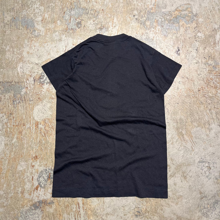 빈티지 80의 미키/디즈니/미시간/레이크 호프 턴/빈티지 싱글 스티치 프린트 티셔츠/크기 XL