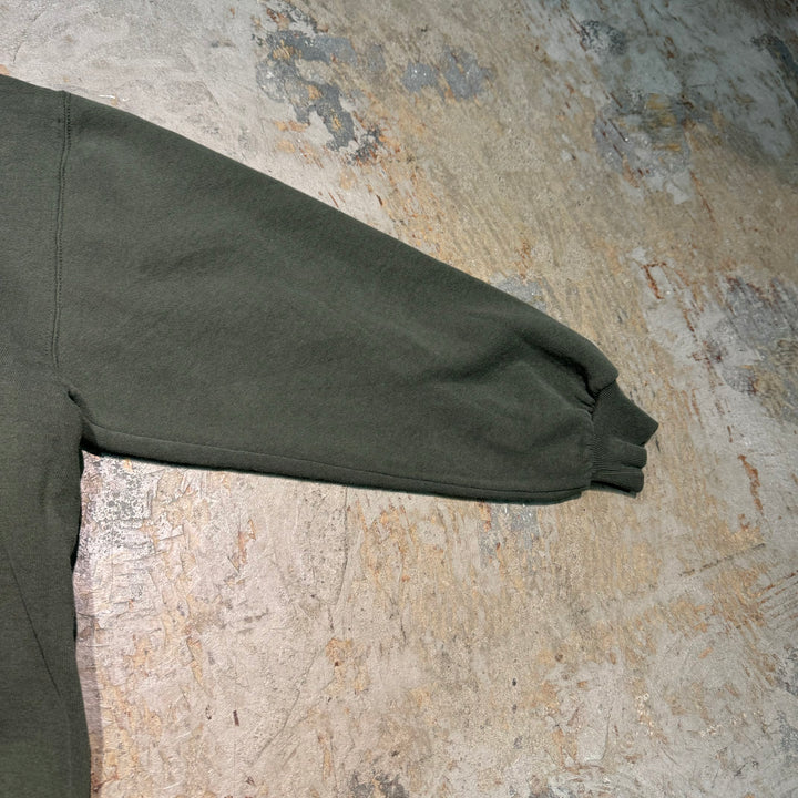 Used clothing Made in USA 80's~ RUSSELLATHLETIC/Russell Athletic/Crew neck blank sweatshirt/Plain/Size L