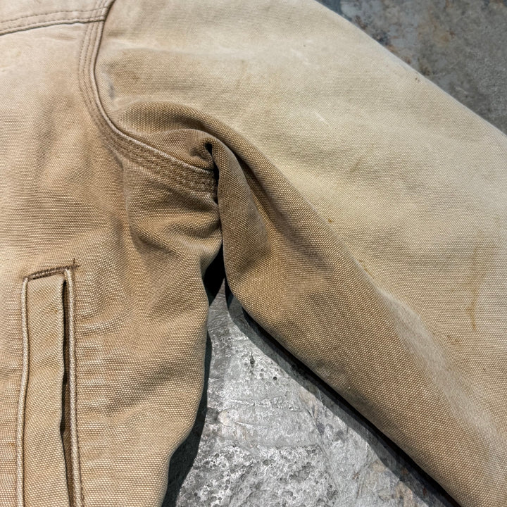 古着 Carhartt/ カーハート/ サンタフェジャケット/ ダック地/ 裏地キルティング/ 襟コーデュロイ/ サイズM