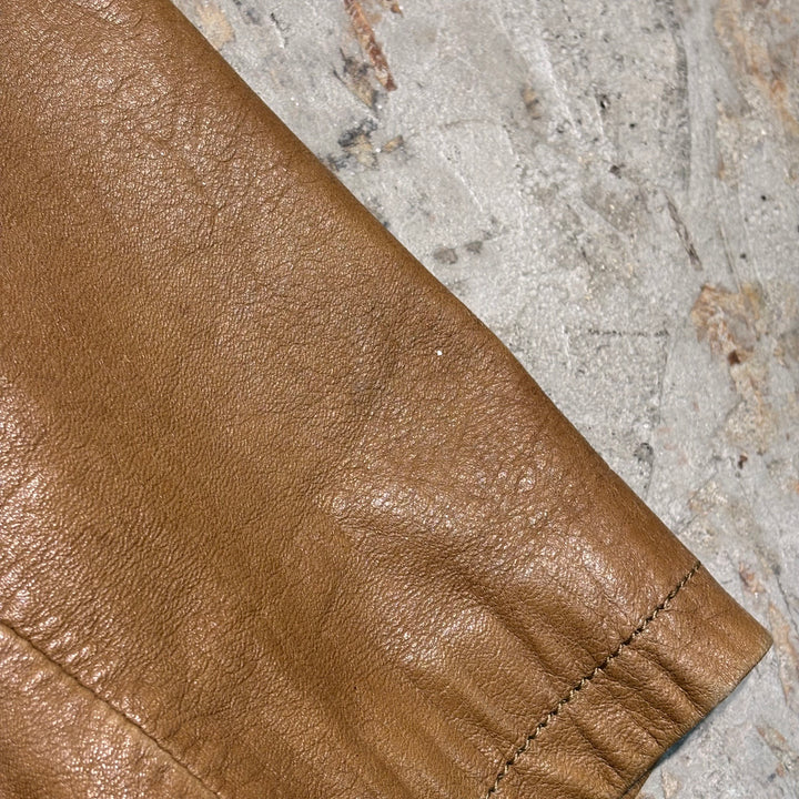 古着 WILSONS LEATHER/ ウィルソンズレザー/ 本革レザーハーフコート/ 牛革/ サイズM