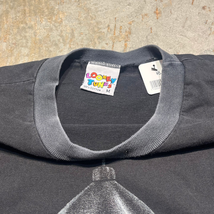 古着 90's ルーニーテューンズ/ワーナーブラザース/ヴィンテージ シングルステッチ Tシャツ/サイズM