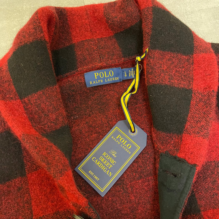 #1672 古着 Polo Ralph Lauren/ポロラルフローレン / Wool Knit Jacket/ウール ニット ジャケット / セーター / サイズL