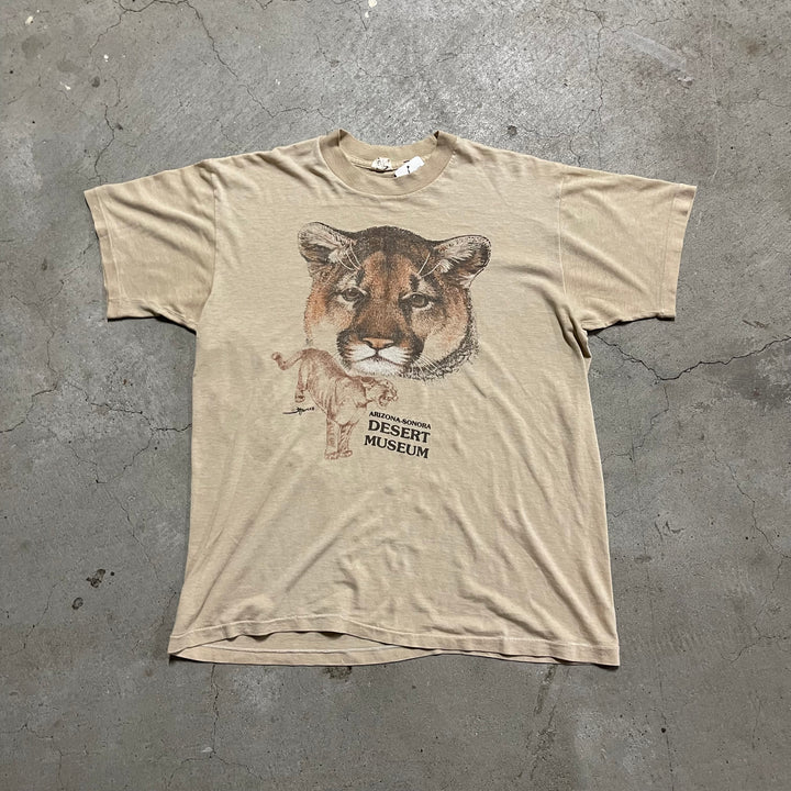 古着 USAVINTAGE アリゾナ・ソノラ 砂漠博物館 シングルステッチ Tシャツ サイズL