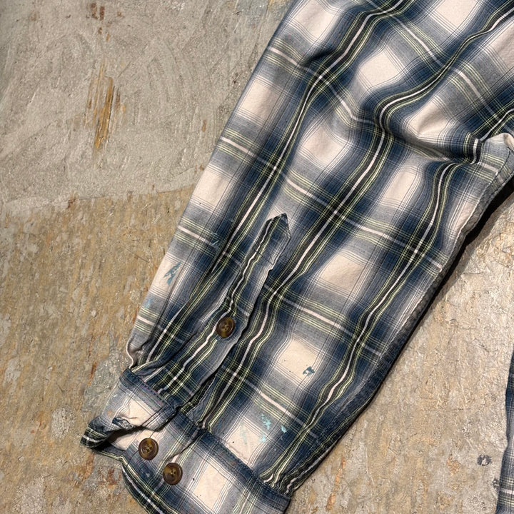 Used clothing carhartt/Carhartt/Button-down long sleeve shirt/Checked pattern/Size 2XL