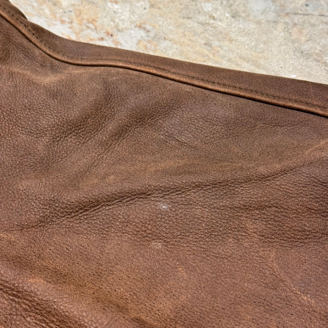 빈티지 의류 Croft & Barrow/ Craft & Barrow/ Zip-Up Leather Jacket/ Size L