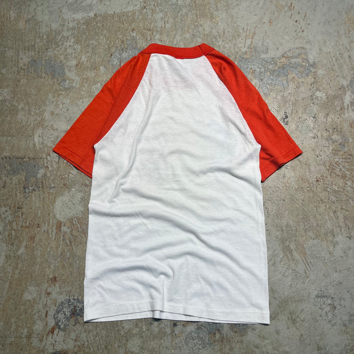 #4800 古着 ディズニー•ワールドリゾート•エプコット/ヴィンテージ シングルステッチ•ラグラン半袖Tシャツ/サイズM相当