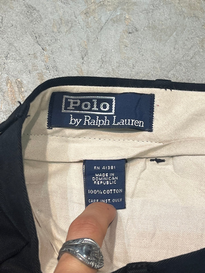 古着 90's〜 Ralph Lauren/ラルフローレン/ ツータックチノパンツ/ 実寸サイズ34×33