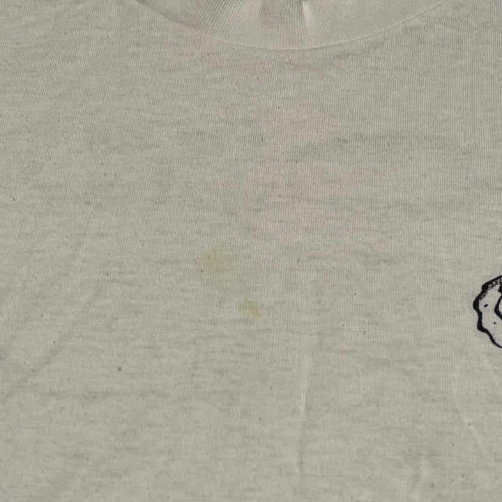 老式服裝我是牡蠣/吃我/生/復古單針T卹/尺寸L