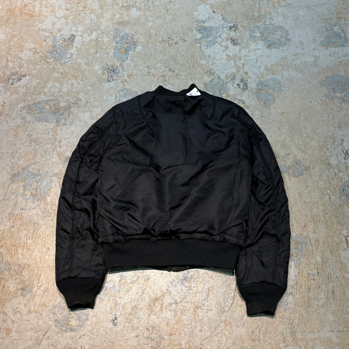 古着 ALPHA/ アルファ/フライトジャケット/ MIL-J-82790J/ ma-1/リバーシブル/ウッドランドカモ/迷彩/サイズM