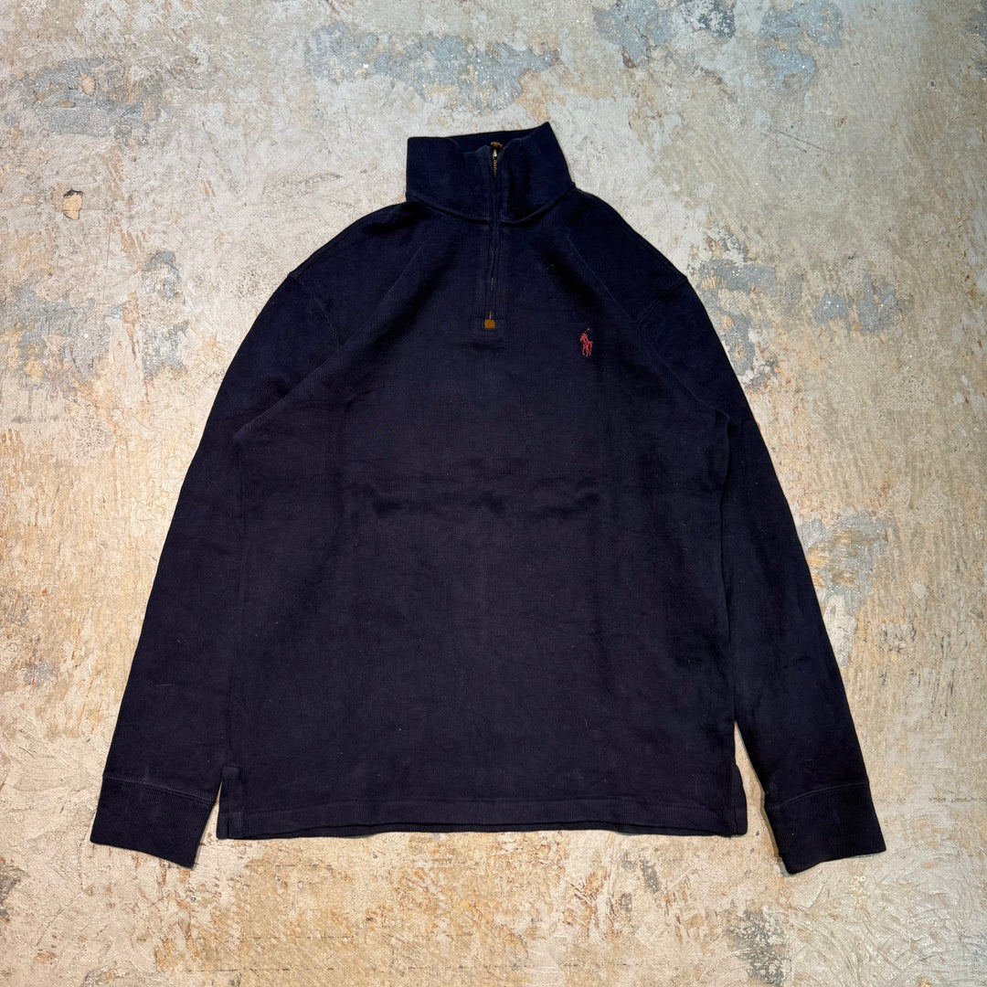 Ralph Lauren/ Polo Ralph Lauren/ Half Zip 니트 스웨터/ 사이즈 S의 사용 의류 폴로
