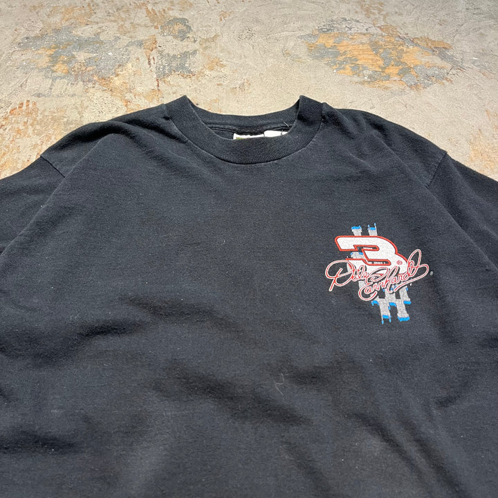 古着 90's~ フルーツオブザルーム/COMPETITORS VIEW/デイル・アーンハート/NASCAR/レーシングカー/ヴィンテージ シングルステッチ プリントTシャツ/サイズM