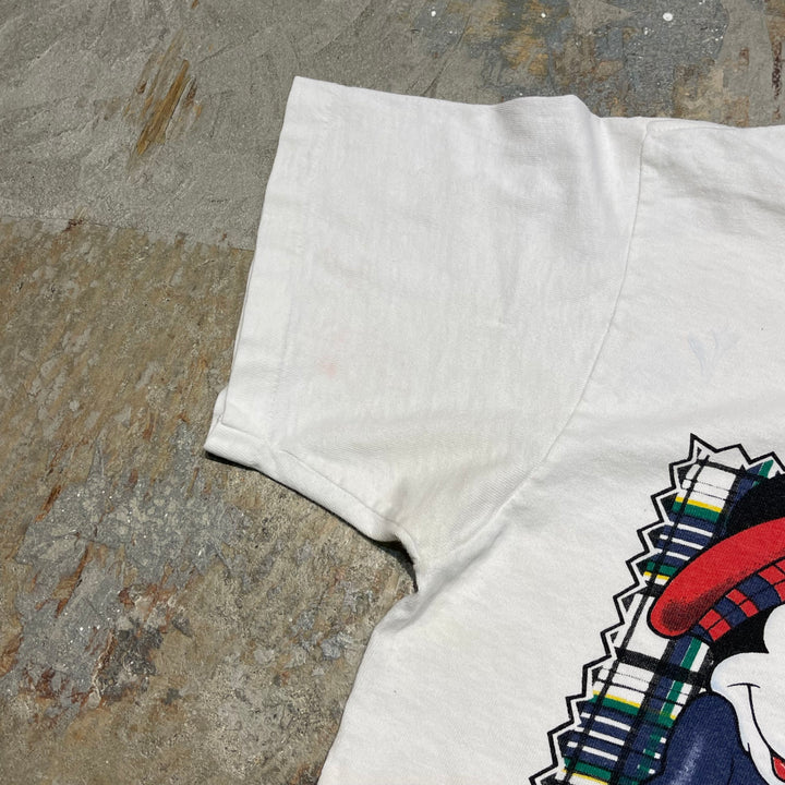 #4833 古着 90's~ Mickey unlimited/ミッキーマウス&フレンズ / Disney/ディズニー /キャラクタープリント/USA製/Tシャツ/ヴィンテージ/シングルステッチ/サイズS相当