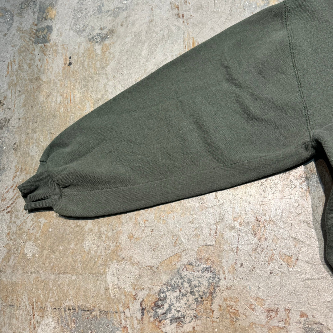 Used clothing Made in USA 80's~ RUSSELLATHLETIC/Russell Athletic/Crew neck blank sweatshirt/Plain/Size L